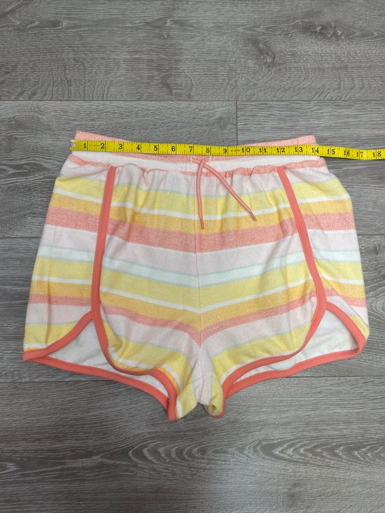 Haute Hippe French Terry Striped Long Sleeve Cropped Top Shorts Lounge Set M - Picture 12 of 15